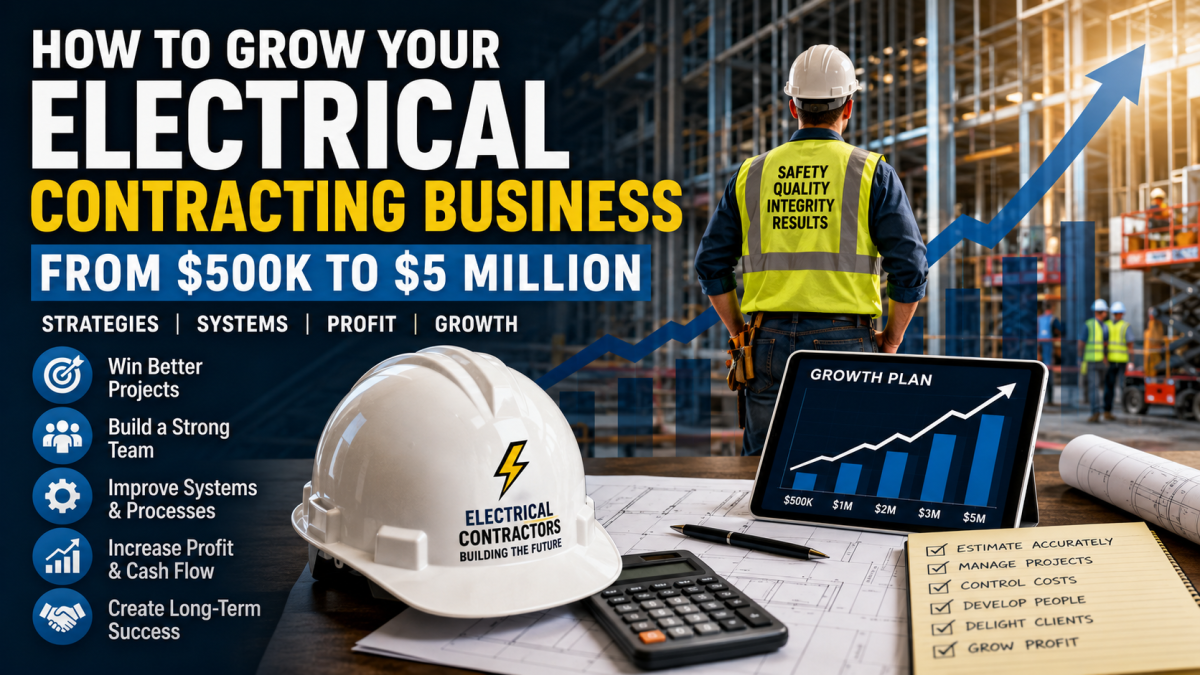 How to Grow Your Electrical Contracting Business from $500K to $5 Million