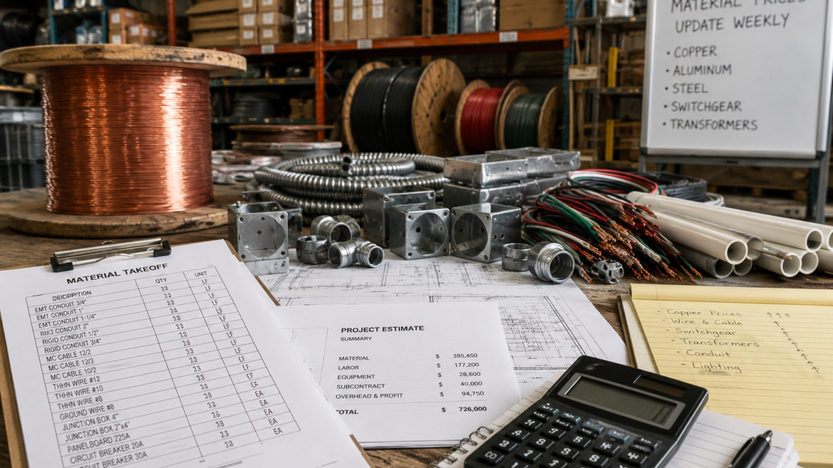 Material Prices Keep Pressure on Electrical Estimates