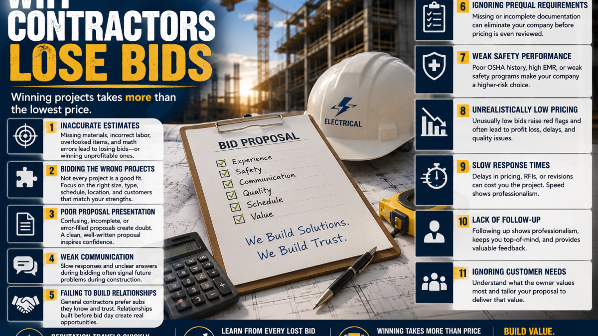 Why Contractors Lose Bids