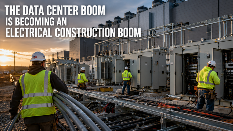 The Data Center Boom Is Becoming an Electrical Construction Boom